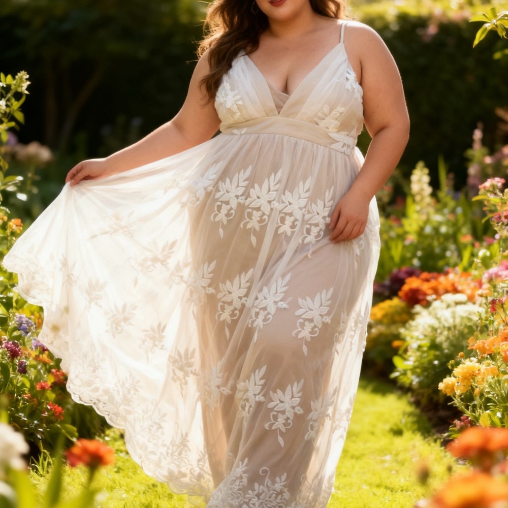 Elegant Floral Maxi Dress